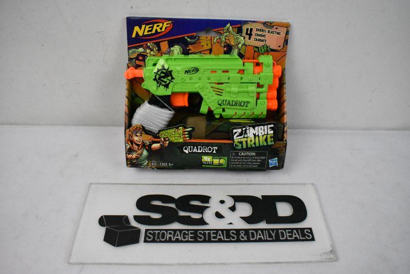 Nerf Zombie Strike Quadrot Blaster, for Kids Ages 8 and Up - New | EstateSales.org