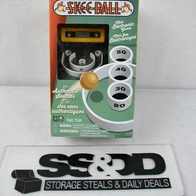 Skee Ball, Retro Electronic Game, HandHeld/Desktop - New