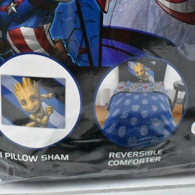 Marvel Reversible Twin/Full Comforter Set - New