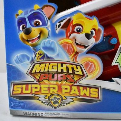 PAW Patrol, Super PAWs, 2-in-1 Transforming Mighty Pups Jet Command Center - New