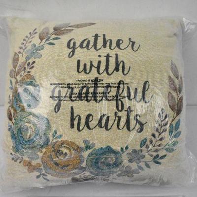 Mainstays Friendsgiving Decorative Throw Pillows, 2 Pack - New