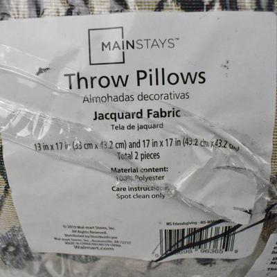 Mainstays Friendsgiving Decorative Throw Pillows, 2 Pack - New