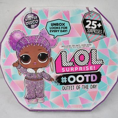 L.O.L. Surprise! #OOTD (Outfit of the Day) Winter Disco Doll & Surprises - New