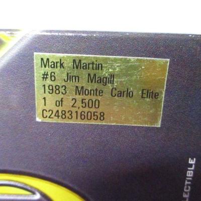 Lot 19 - Mark Martin #6 Jim Magill 1983 Monte Carlo  1:24