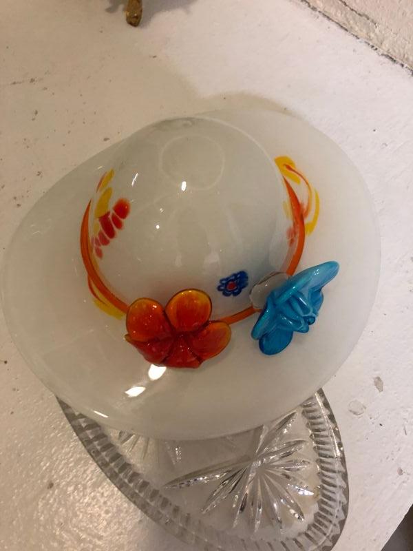 Vintage Murano Glass Hat