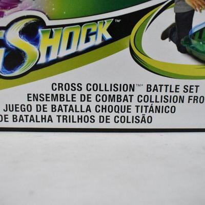 Beyblade Burst Turbo Slingshock Cross Collision Battle Set - New