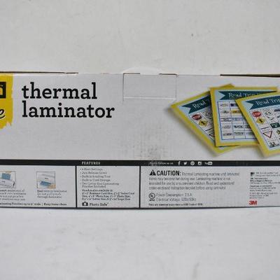 Scotch Craft Thermal Laminator and 2 Letter Size Pouches - New, Open Box