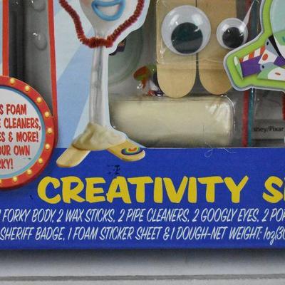 Toy Story 4 Craft Creativity Art Set: Make Your Own Forky - New