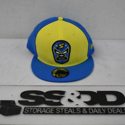 Sacramento Dorados New Era Yellow/Blue 59FIFTY Fitted Hat Size 7 5/8 - New
