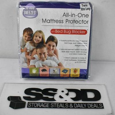 Twin XL All-in-One Mattress Protector - New