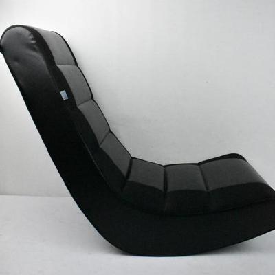 The Crew Furniture Classic Video Rocker Gaming Chair, Black Banana Chair - New