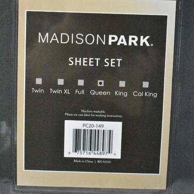 Madison Park Sheet Set, Queen Size, Dark Green - New