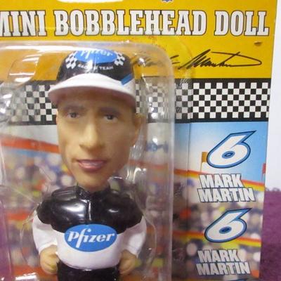 Lot 77 - #6 Mark Martin Mini Bobble Head