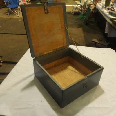 Wood Lock Box