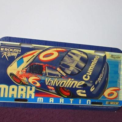 Lot 82 - #6 Mark Martin Vanity License Plate