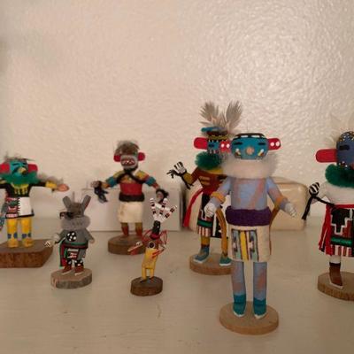 Authentic Vintage Hopi Kachina Dolls Lot