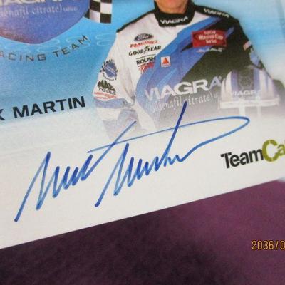 Lot 109 - Team Caliber Mark Martin Autographed Cards