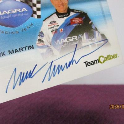 Lot 110 - Team Caliber Mark Martin Autographed Cards