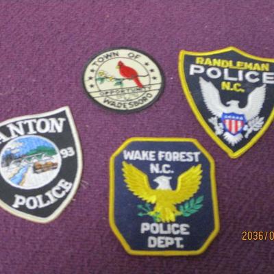 Lot 123 - Town Patches & Police Patches