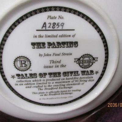 Lot 128 - Bradford Exchange Plate - The Parting