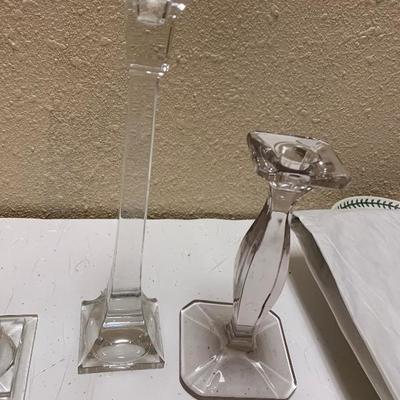  Vintage Crystal Candlesticks