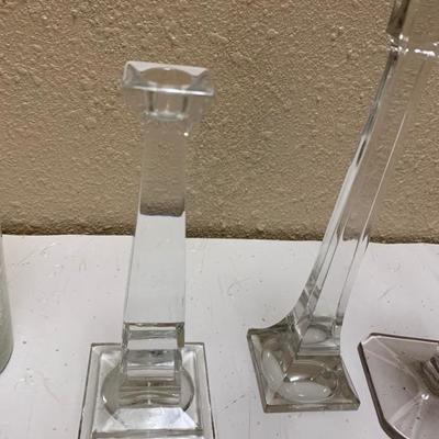  Vintage Crystal Candlesticks