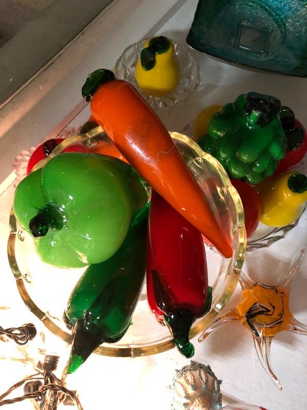 Vintage Blown Glass Peppers