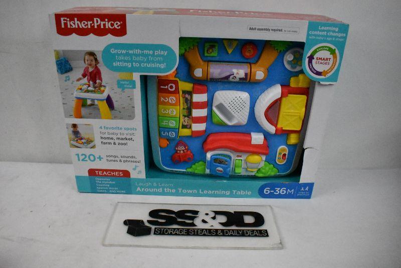 fisher price around the town learning table