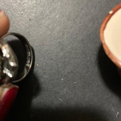 2 Vintage Whiting and Davis Vintage Rings