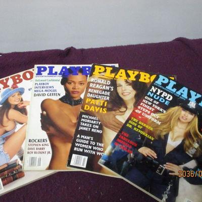 Lot 156 - Playboy Magazines 1991 & 1994