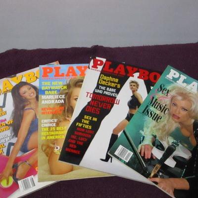Lot 159 - Playboy Magazines 1995 & 1998