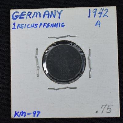 1942A Germany 1 Reichspfennig
