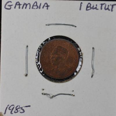 1971 Republic of Gambia 5 Bututs, 10 Bututs, 25 Bututs, 50 Bututs & 1985 1 Butut