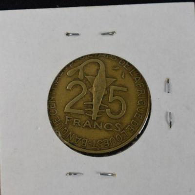 Ivory Coast - Collection of 1-100 Francs from 1956-1989