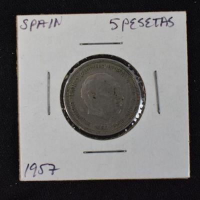 Spain - Collection of 5-500 Pesetas from 1957-1989