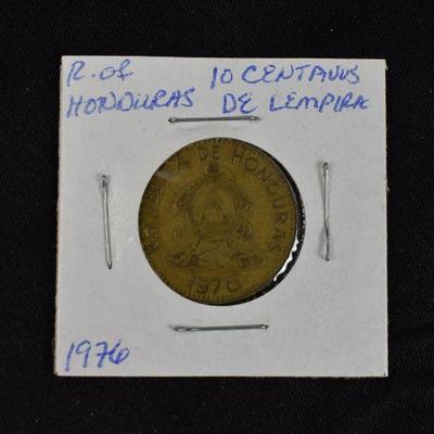 1976 Republic of Honduras 10 Centavos and 1980 Republic of Honduras 5 Centavos