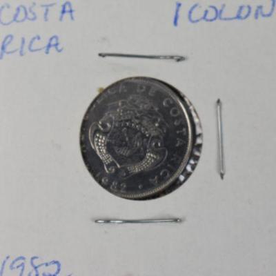 Costa Rica - Collection of Colones & Centimos from 1982-1985
