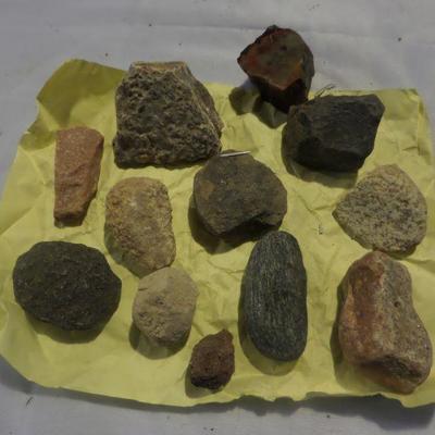 12 piece Rock Collection Lot