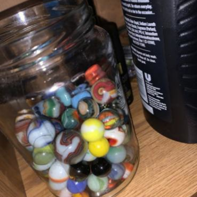 Vintage Assorted Marbles approx 100