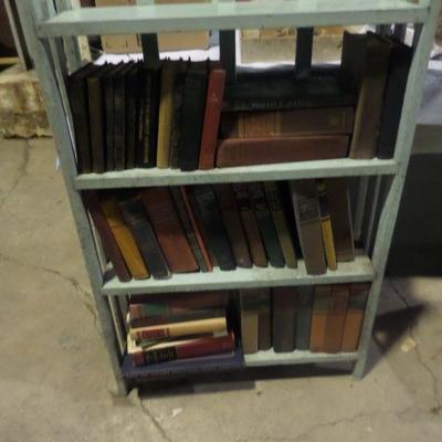 Three Tier Bookshelf with books