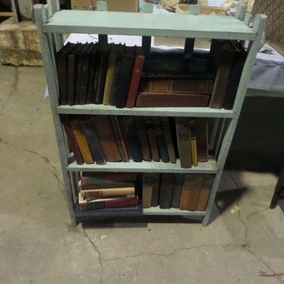 Three Tier Bookshelf with books