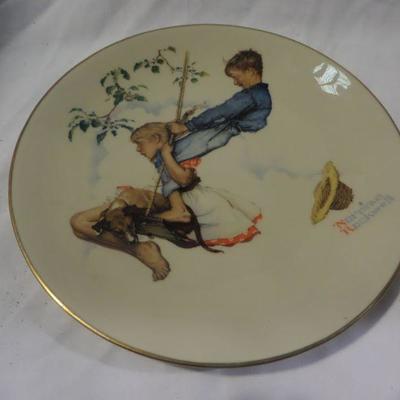 Norman Rockwell decorative plate