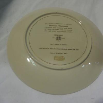 Norman Rockwell decorative plate
