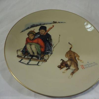 Norman Rockwell decorative plate