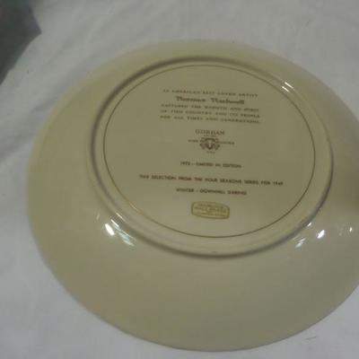 Norman Rockwell decorative plate