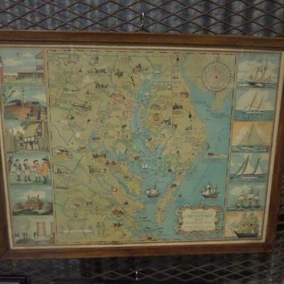 Chesapeake historical map 