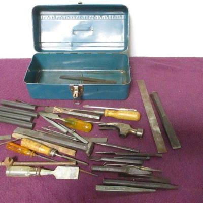 Lot 164 - Tool Box With Tools