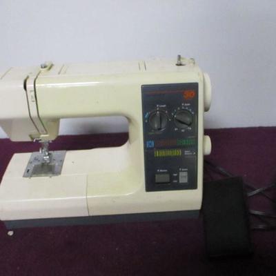 Lot 102 - Kenmore 30 Stitch Electric Free Arm Sewing Machine Model 385 1884180 