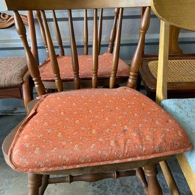 Lot 12 Misc Wooden Chair Lot (5)