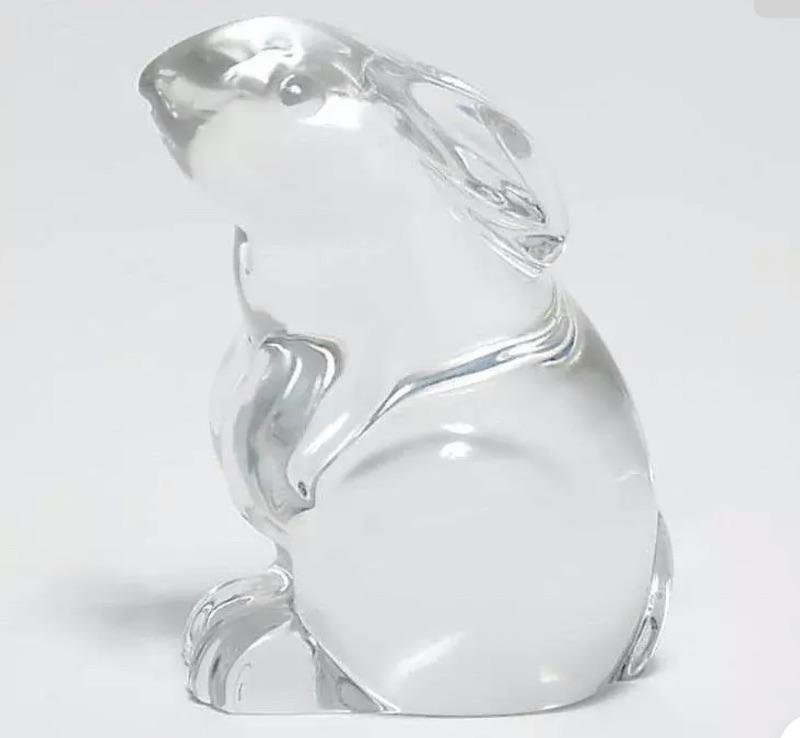 baccarat crystal rabbit